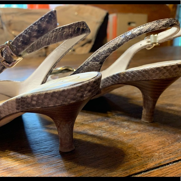 Snake skin kitten heels - Picture 3 of 6